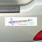 TJ Bumper 1 Bumpersticker (Op auto)