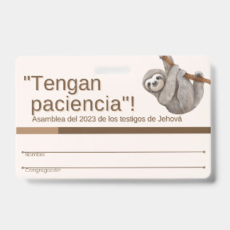 TJ Recuerdo de Insignia | Regionaal Asamblea 2023 Badge