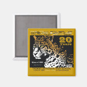 TJHS 20 jaar vierkante magneet (Voorkant / Achterkant)