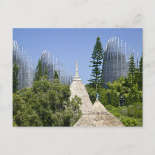 Tjibaou Cultureel Centrum, Noumea, Nieuw-Caledonië Briefkaart