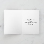 tjirp me de grappige kaart van Oom Birthday (Binnen)