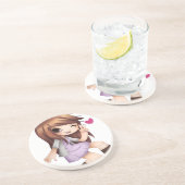 TK dessous de verre en grès chibi (Côté)