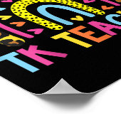 TK docent terug naar school Kind Poster (Hoek)