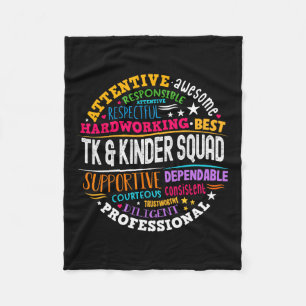TK en Kinder Squad Overgangslessen Fleece Deken