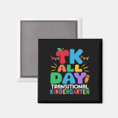 Tk hele dag transitie kleuterleidster school magneet (Voorkant / Achterkant)