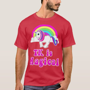 TK is magische Unicorn regenboogkinderen voor over T-shirt
