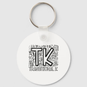 Tk Overgangskleuterschool Typografie Ck Naar Schoo Sleutelhanger