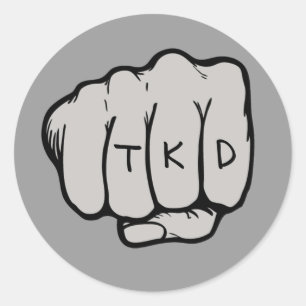 TKD eerste ronde Sticker