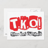 TKO - Oude Punk stijl Briefkaart (Voorkant / Achterkant)