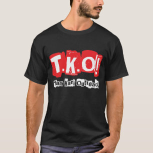 TKO: Oude Punk stijl zwart T-shirt