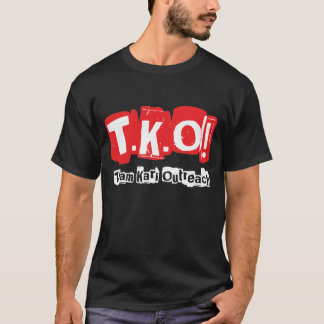 TKO:  Oude Punk stijl zwart T-shirt
