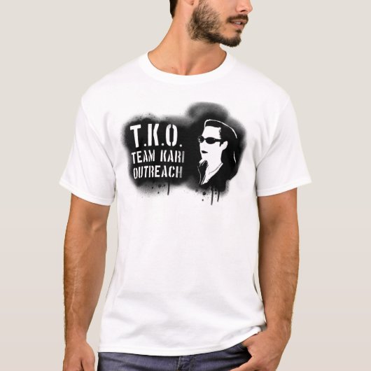 TKO - Zwarte Stencil T-shirt (Voorkant)