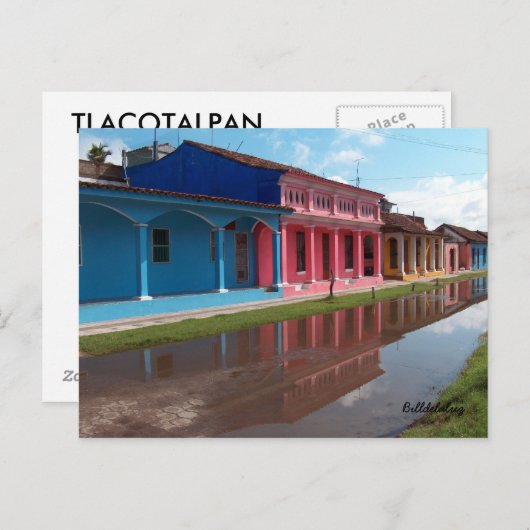 TLACOTALPAN, VERACRUZ BRIEFKAART (Voorkant / Achterkant)