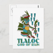 Tlaloc Briefkaart (Voorkant / Achterkant)