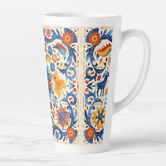 Tlaquepaque Cowboy-Theme Artisanal Mug (Droite)