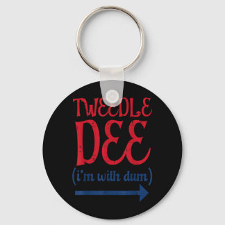 Tle Dee Met Dum Halloween Matching Kostuum Vrouwen Sleutelhanger