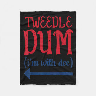 Tle Dum Met Dee Halloween Matching Kostuum Heren Fleece Deken