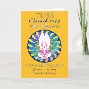 TLHS Bunny Girl Class of 1969 50th Reunion Kaart
