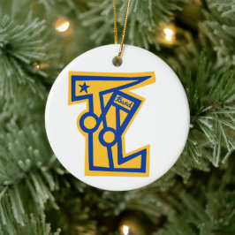 TLHS-klasse van 1969 Band Letters Keramisch Ornament