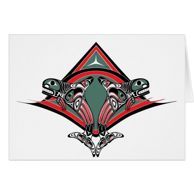 Tlingit Killer Whale & Eagle (Voorkant Horizontaal)