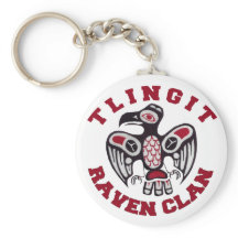 Tlingit Raven Clan Sleutelhanger
