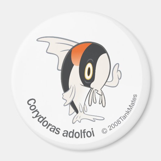 TM-11Corydoras adolfoi Magneet (Voorkant)