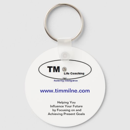 TM Life Coaching - Key Ring - Sleutelhanger (Voorkant)
