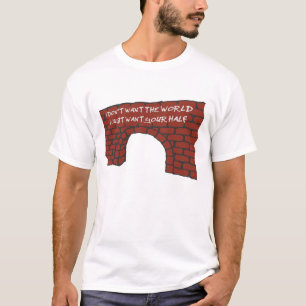 TMBG - Ik wil de wereld niet T-shirt