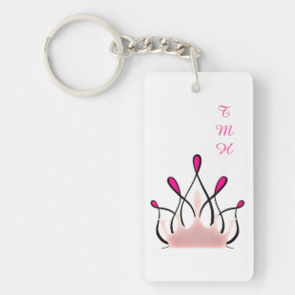 TMH COLLECTIE - Roze Acryl Sleutelhanger