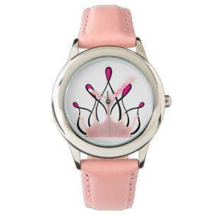 TMH COLLECTIE - roze linthorloge _ Meisjes Horloge