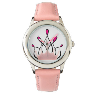 TMH COLLECTIE -  roze linthorloge _ Meisjes Horloge
