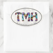 TMH Groovy Motoring Oval Sticker (Tas)