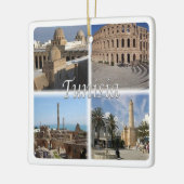 TN018 TUNESIË, Mozaïek, Afrika, Keramisch Ornament (Links)