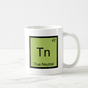 Tn - True Neutral Funny Chemistry Element Symbol T Koffiemok