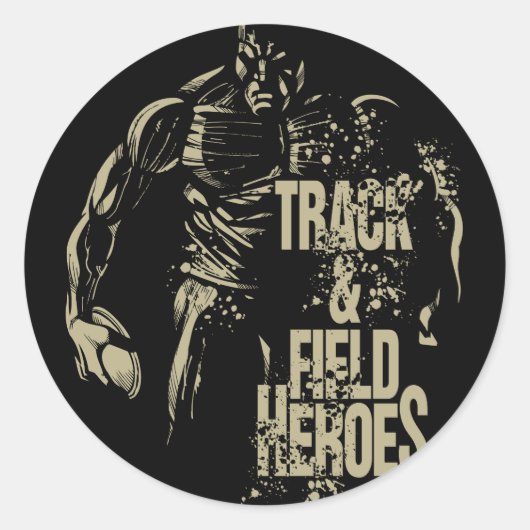 TNF Heroes Discusus Ronde Sticker (Voorkant)