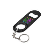 TNS Mini Flesopener met Sleutelhanger Mini Flessenopener (Achterkant Gekanteld)