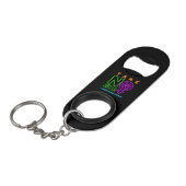 TNS Mini Flesopener met Sleutelhanger Mini Flessenopener (Voorkant Gekanteld)