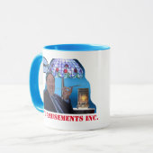 TNT Amusements 2-side KRIJGEN Mok UIT (Voorkant links)