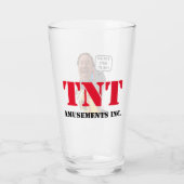 TNT Amusements Kinder Go Nuts Pint Glass Glas (Achterkant)