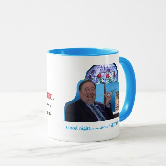 TNT Amusements maintenant SORTIR Mug (Devant droit)