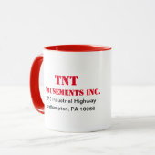 TNT Amusements Mok (Voorkant links)