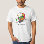 TNT Amusements Rules Pinball Duck T-shirt (Voorkant)
