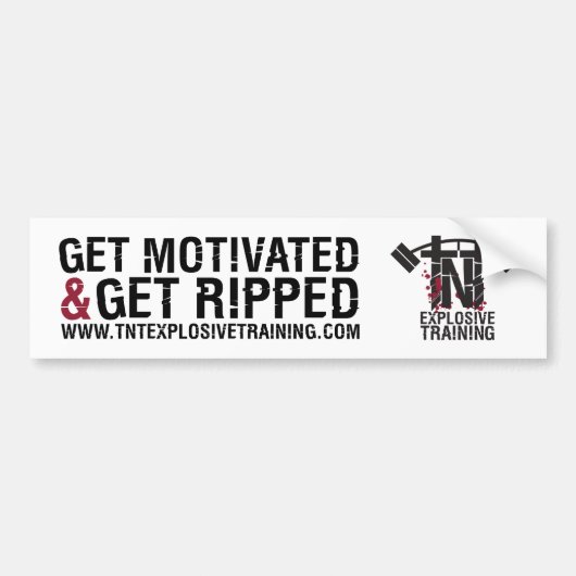 TNT-BUMPERSTICKER BUMPERSTICKER (Voorkant)