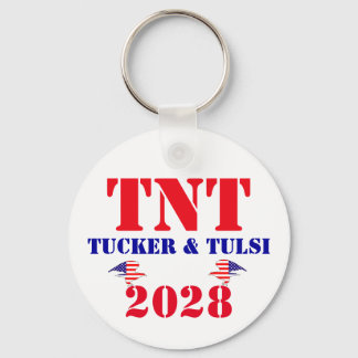 TNT Campagne Tucker & Tulsi 2028 VS President Sleutelhanger