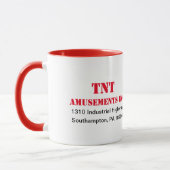 TNT Duck Pinball Small Mok (Links)