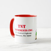 TNT Duck Pinball Small Mok (Voorkant links)