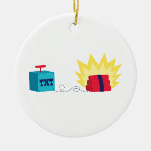 TNT-explosieven Keramisch Ornament