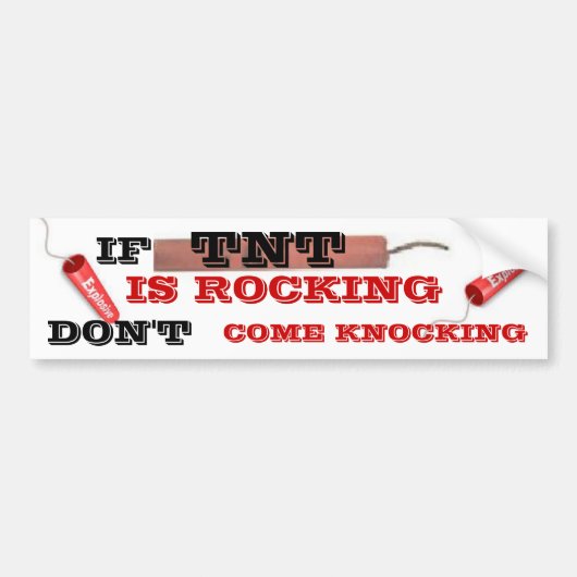 TNT (Springstof) Bumpersticker (Voorkant)