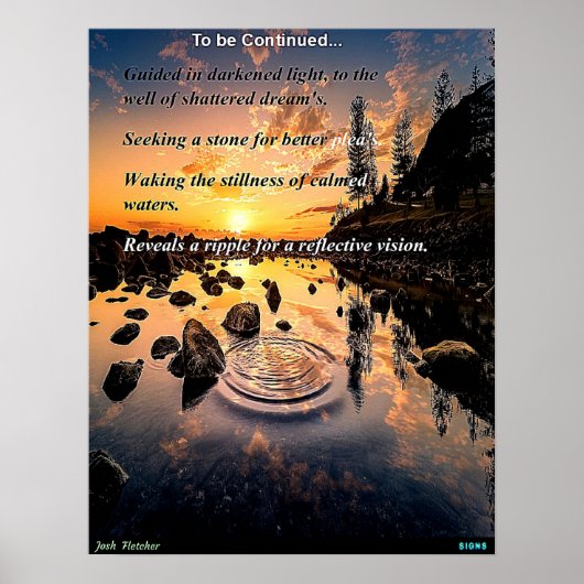 To be Continued... Poster (Voorkant)