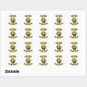 To bee or not to bee vierkante sticker (Vel)